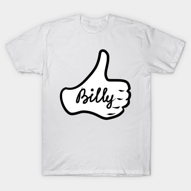 Men name Billy T-Shirt by grafinya